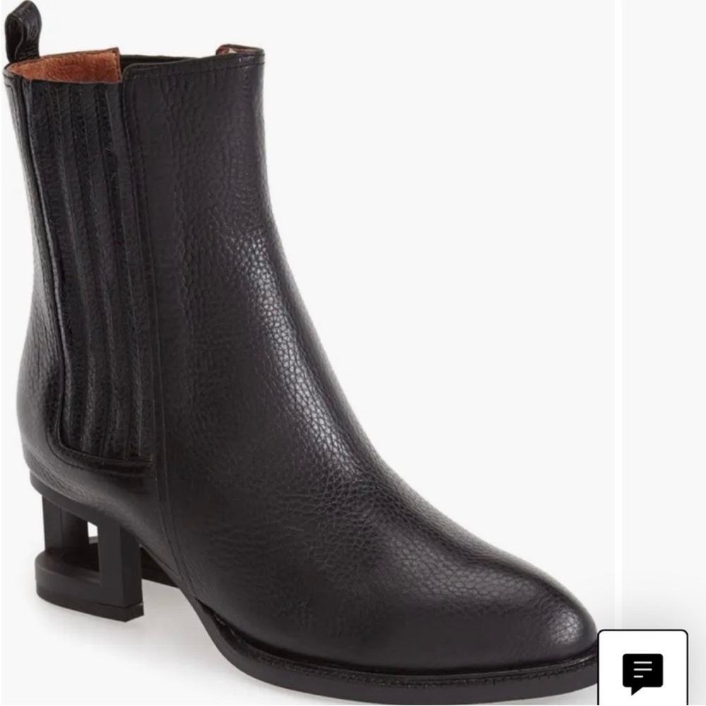 Jeffrey Campbell Black Textured Ankle Boots